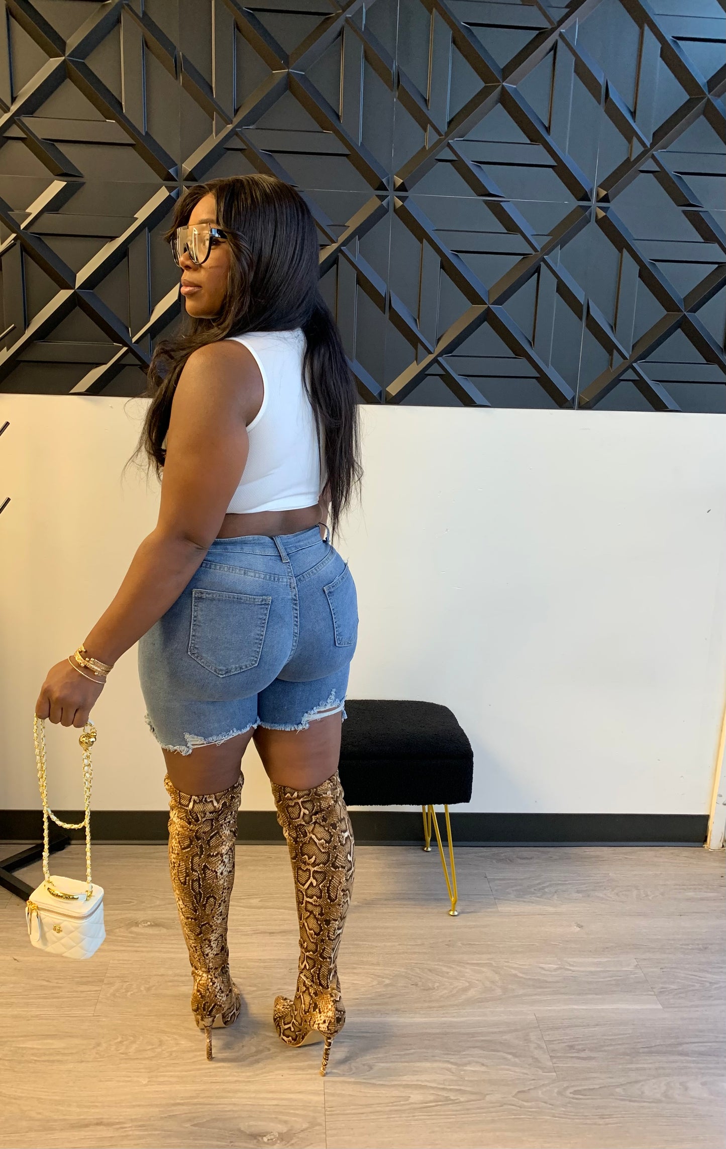 "Body Bangin" Jean Shorts